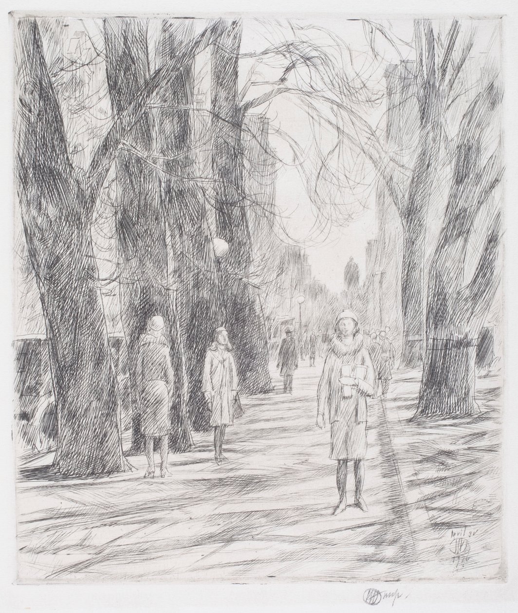 Lafayette Square, Washington od Childe Frederick Hassam