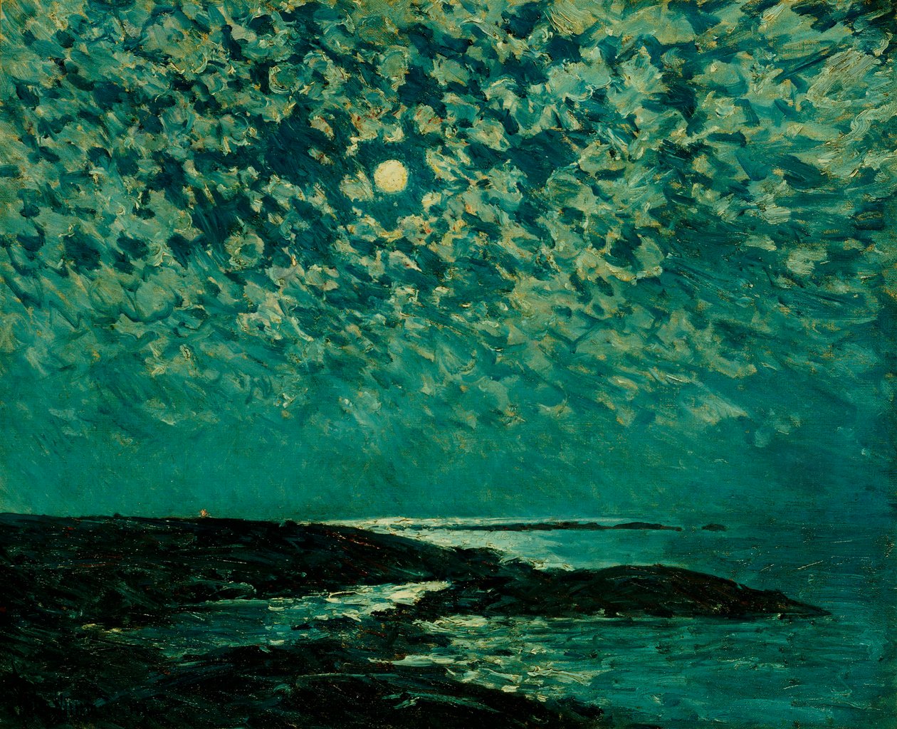 Moonlight, Isle of Shoals od Childe Frederick Hassam