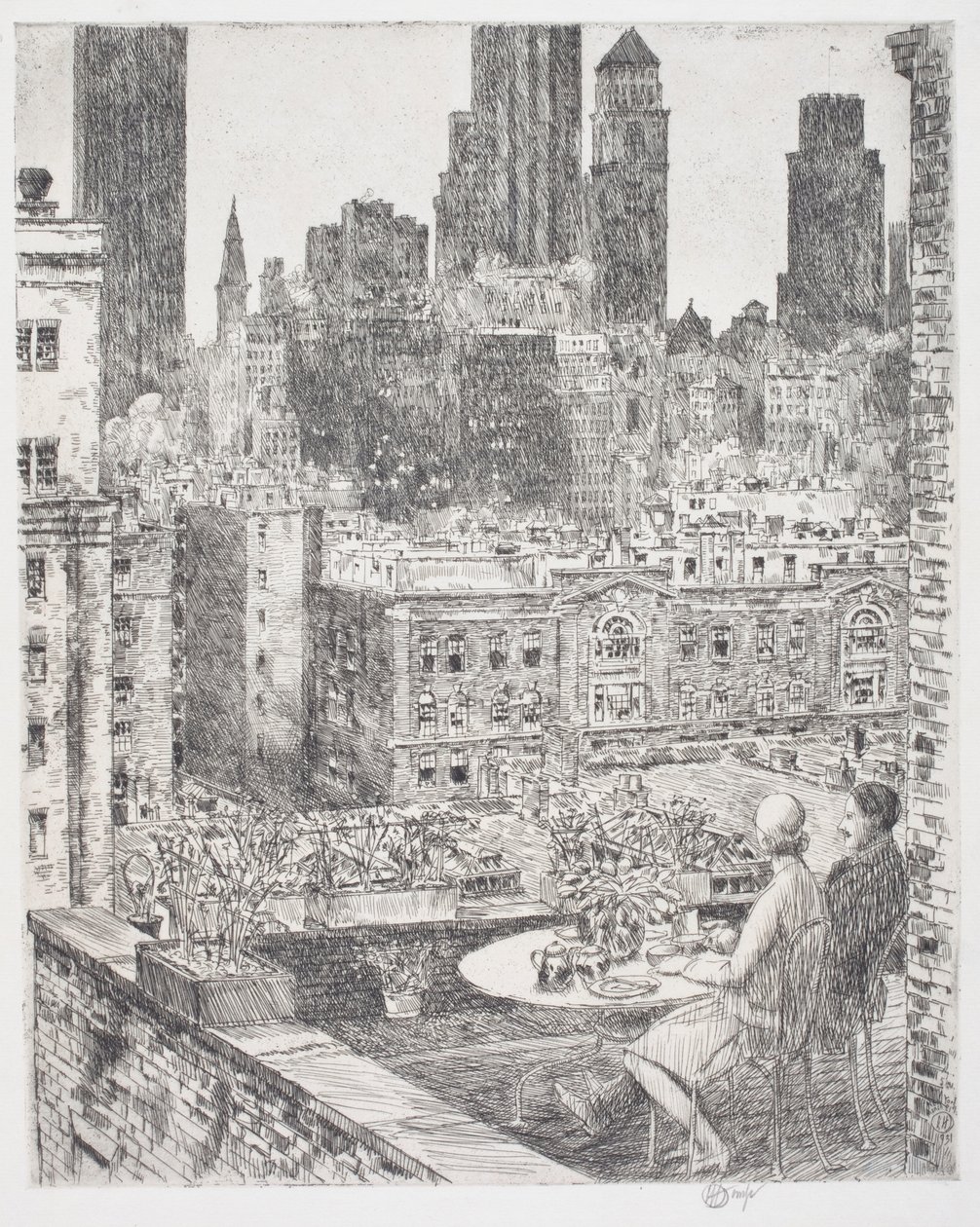 New York Spring od Childe Frederick Hassam