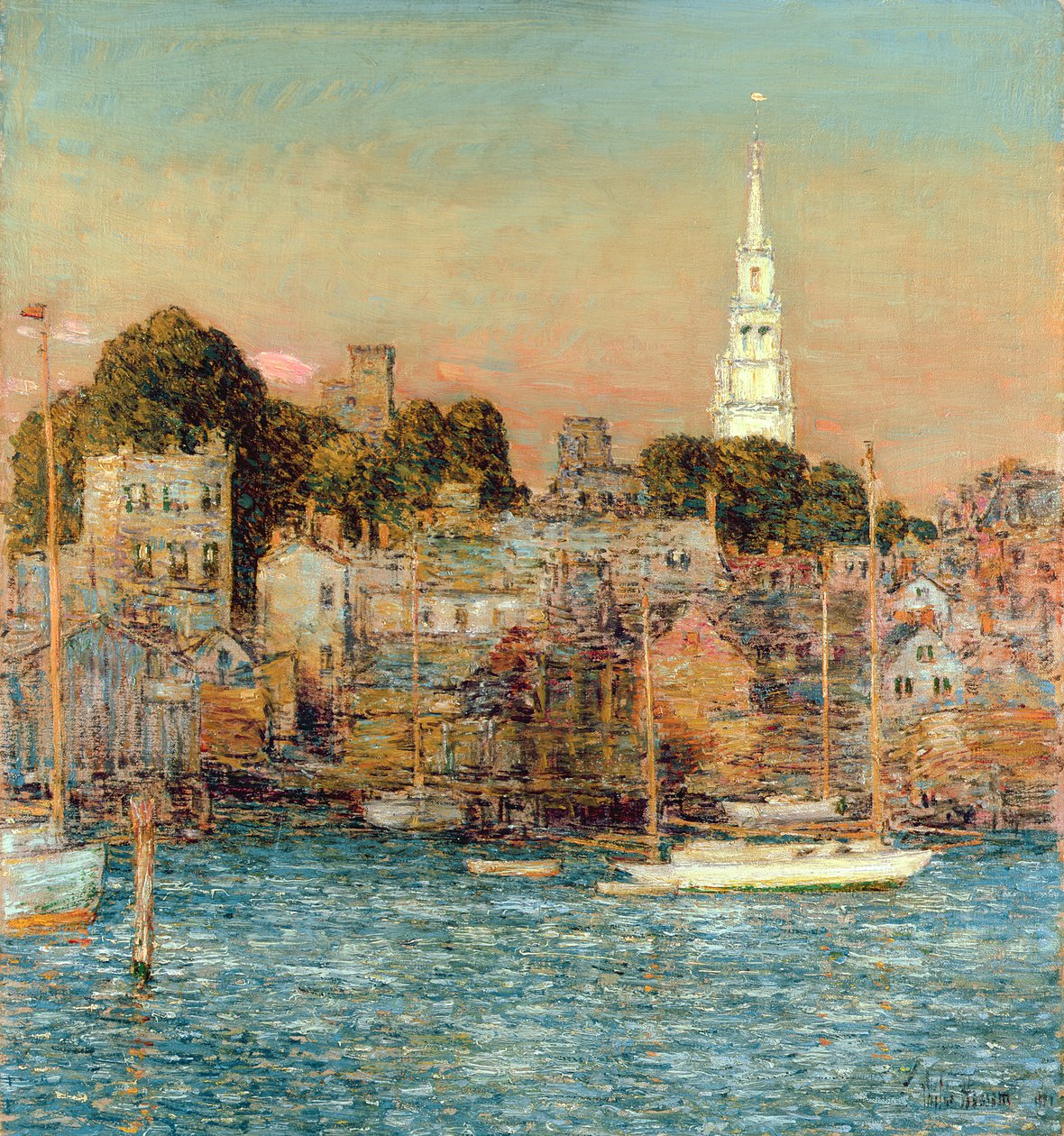 Říjnové západy slunce, Newport od Childe Frederick Hassam