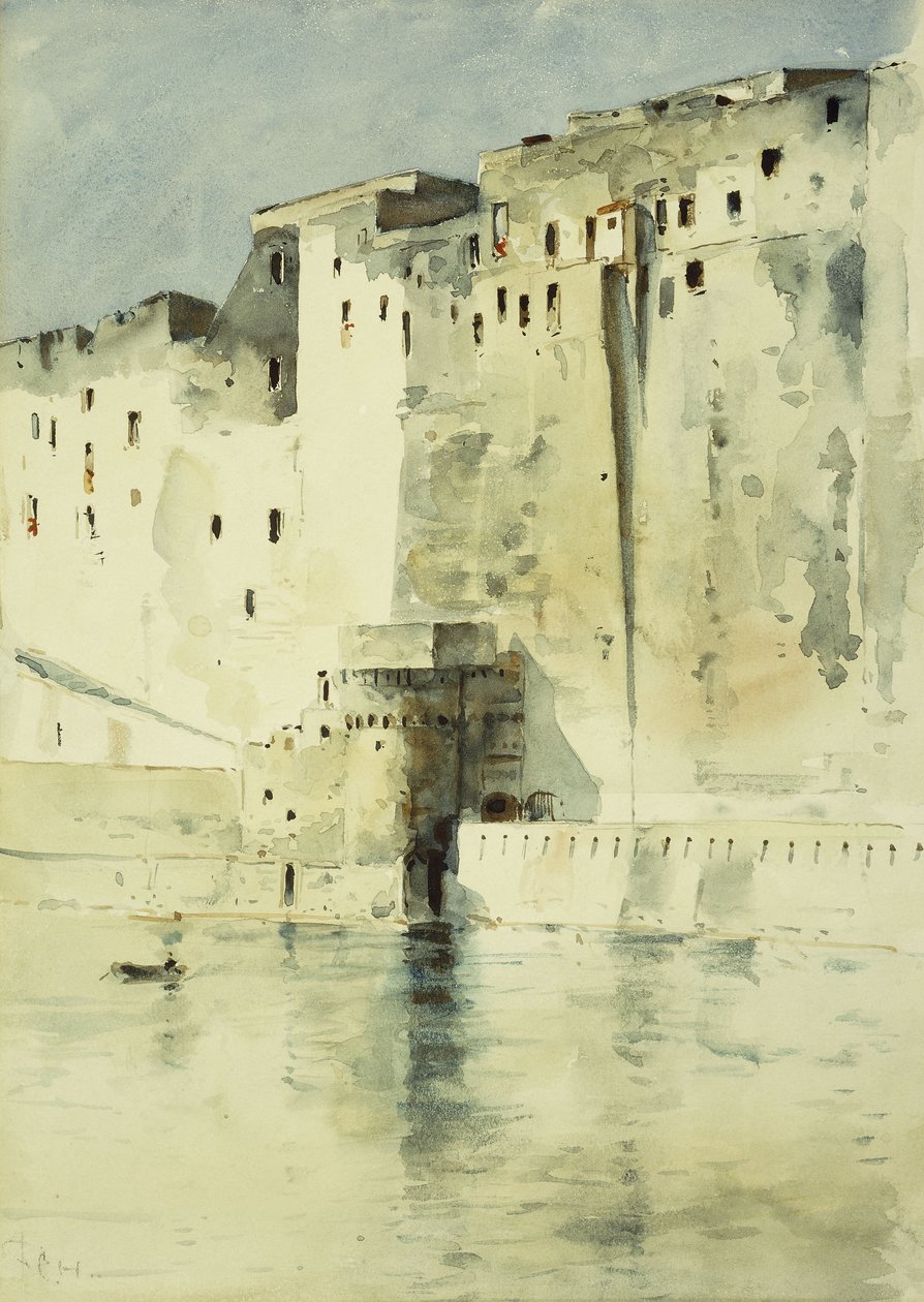 Stará pevnost Neapol od Childe Frederick Hassam