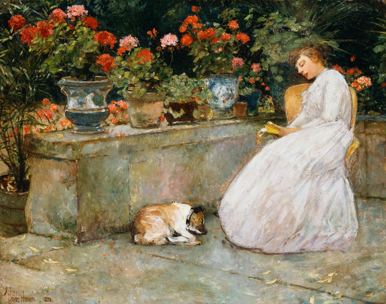 Čtení od Childe Frederick Hassam