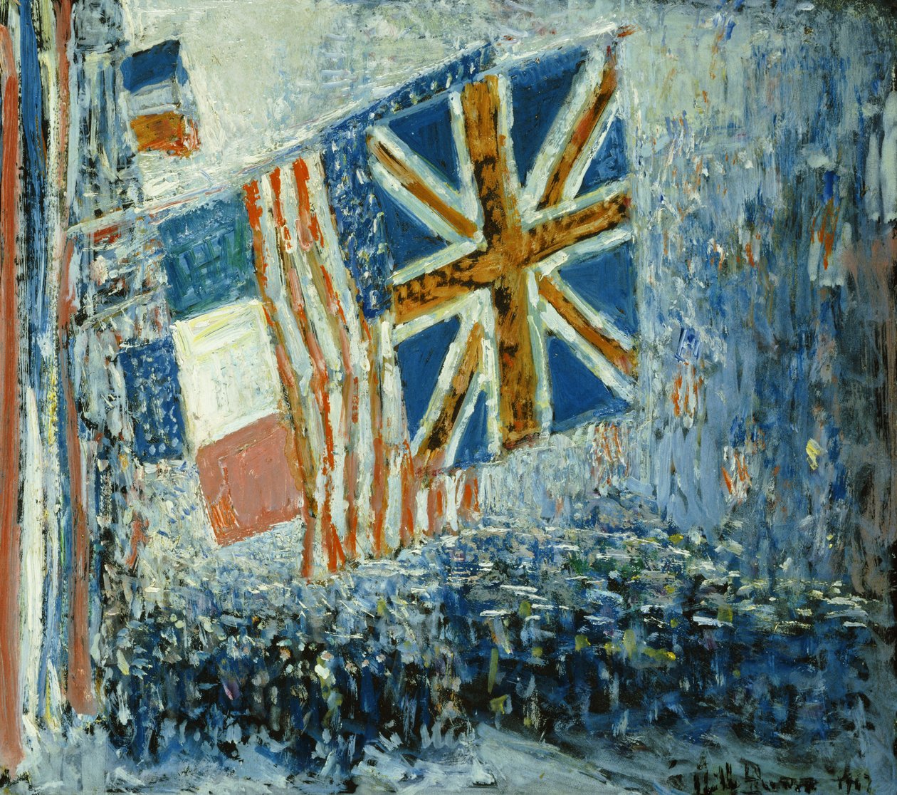 Velký průvod od Childe Frederick Hassam