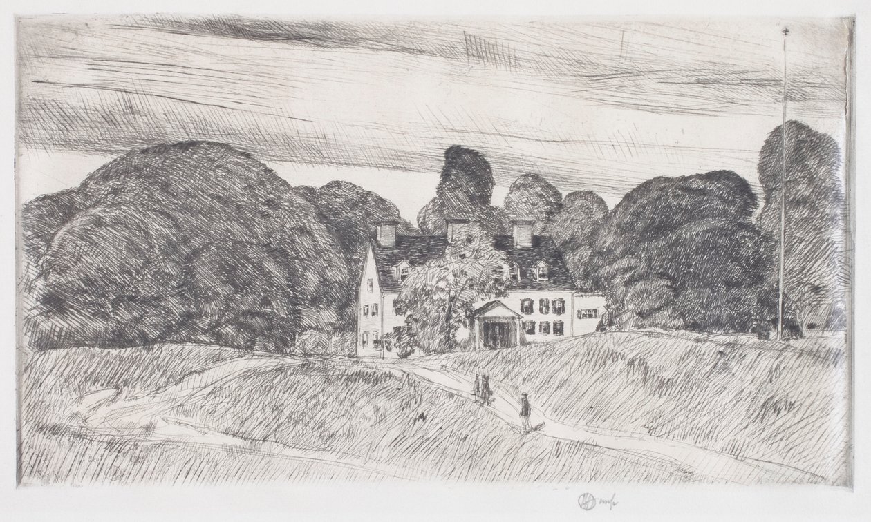 Lví Gardiner Manor od Childe Frederick Hassam