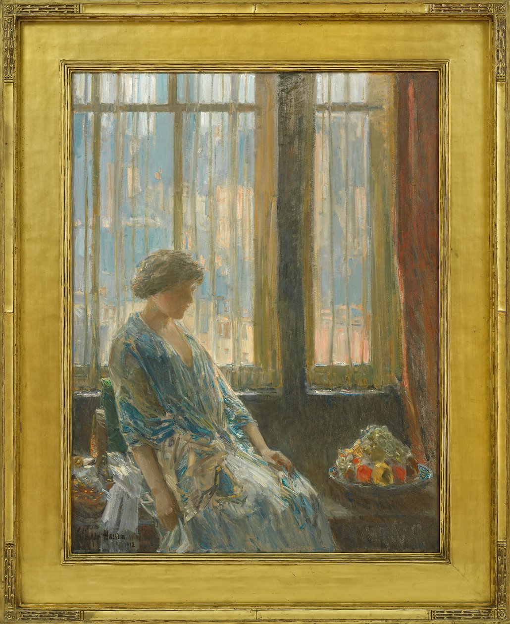 New York Window od Childe Frederick Hassam