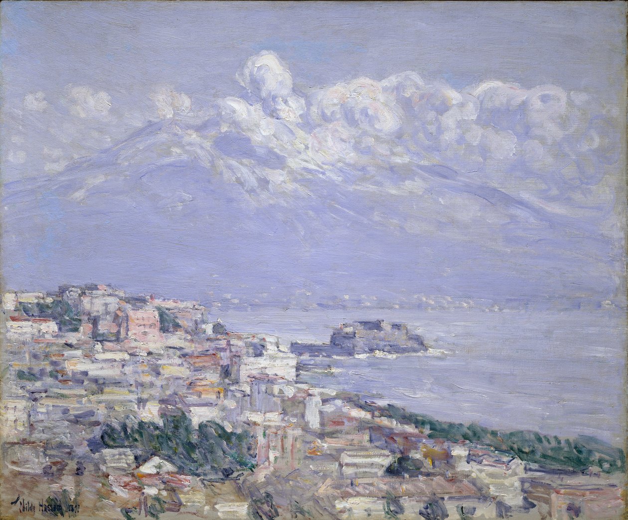 Vesuv od Childe Frederick Hassam