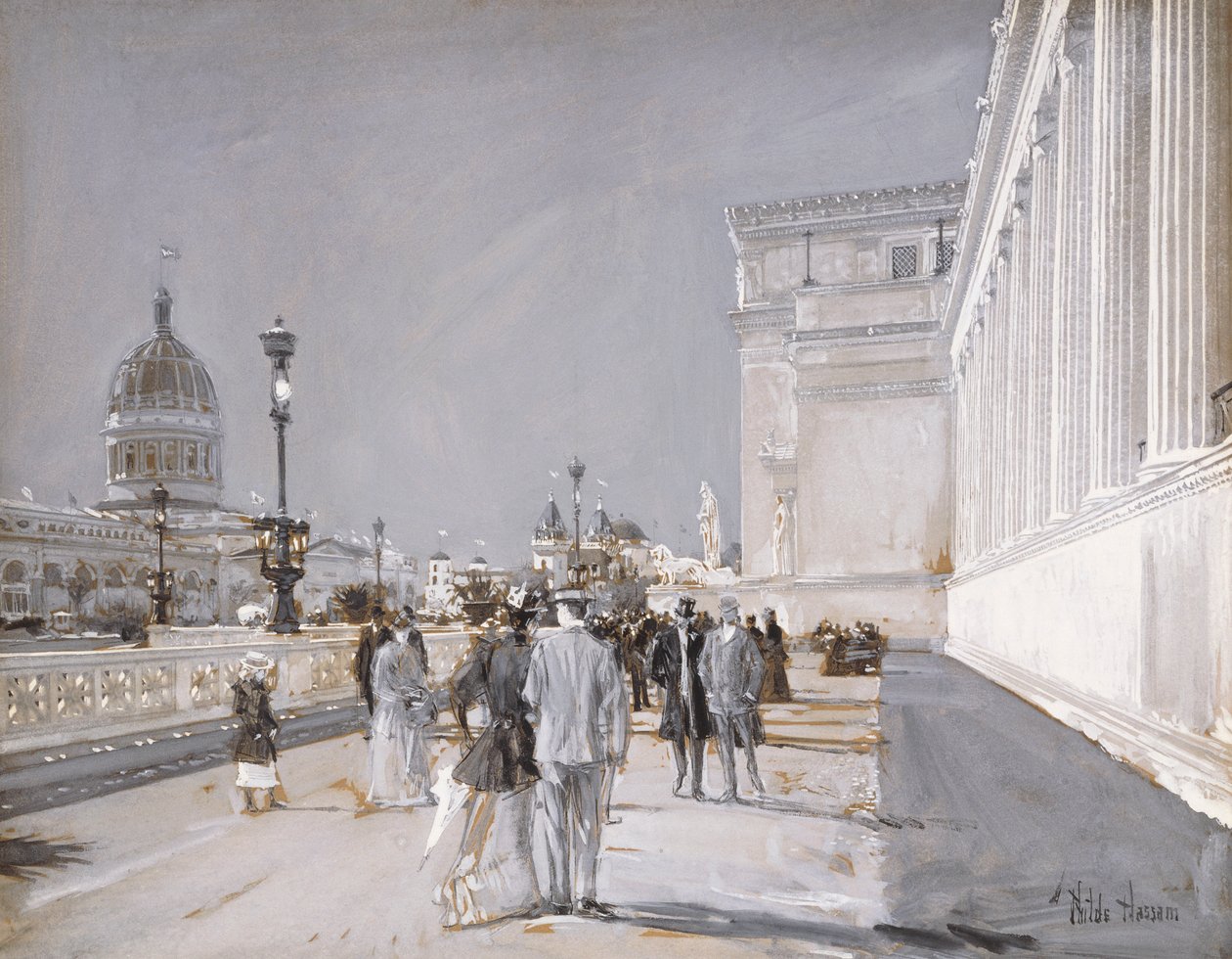 Světová výstava, Chicago od Childe Frederick Hassam