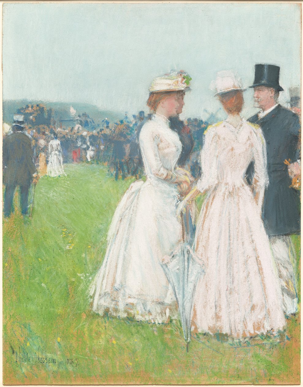 Na Grand Prix Paříže (Na Grand Prix Paříže) od Childe Hassam