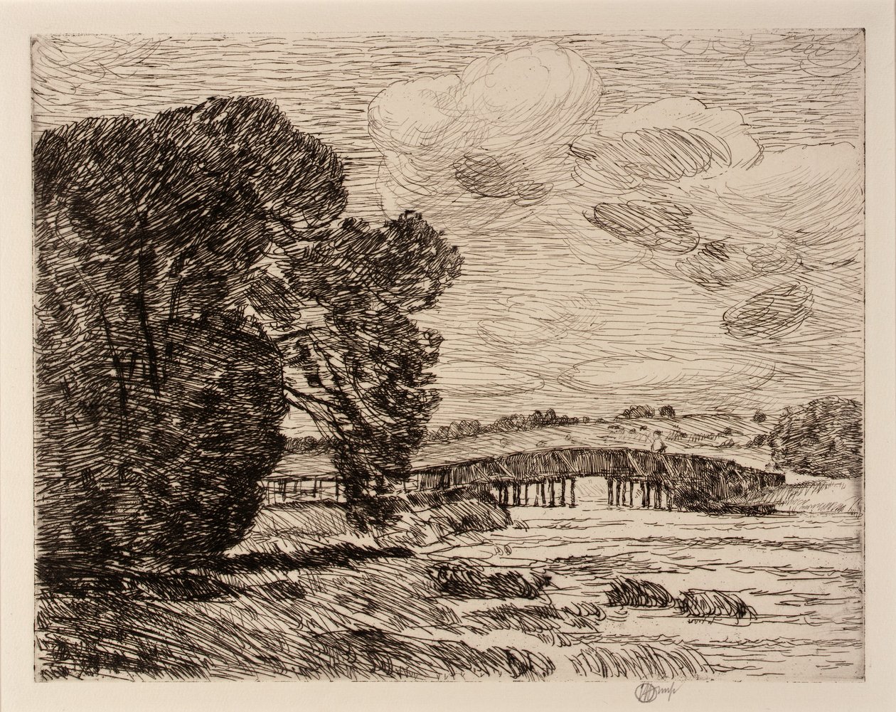 Most v Old Lyme od Childe Hassam