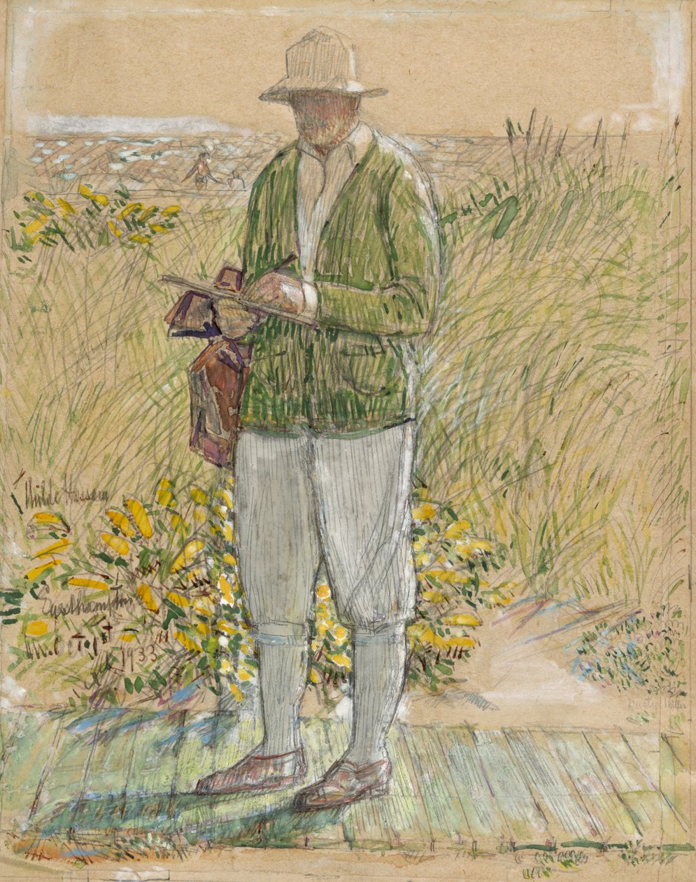 Childe Hassam: Autoportrét od Childe Hassam