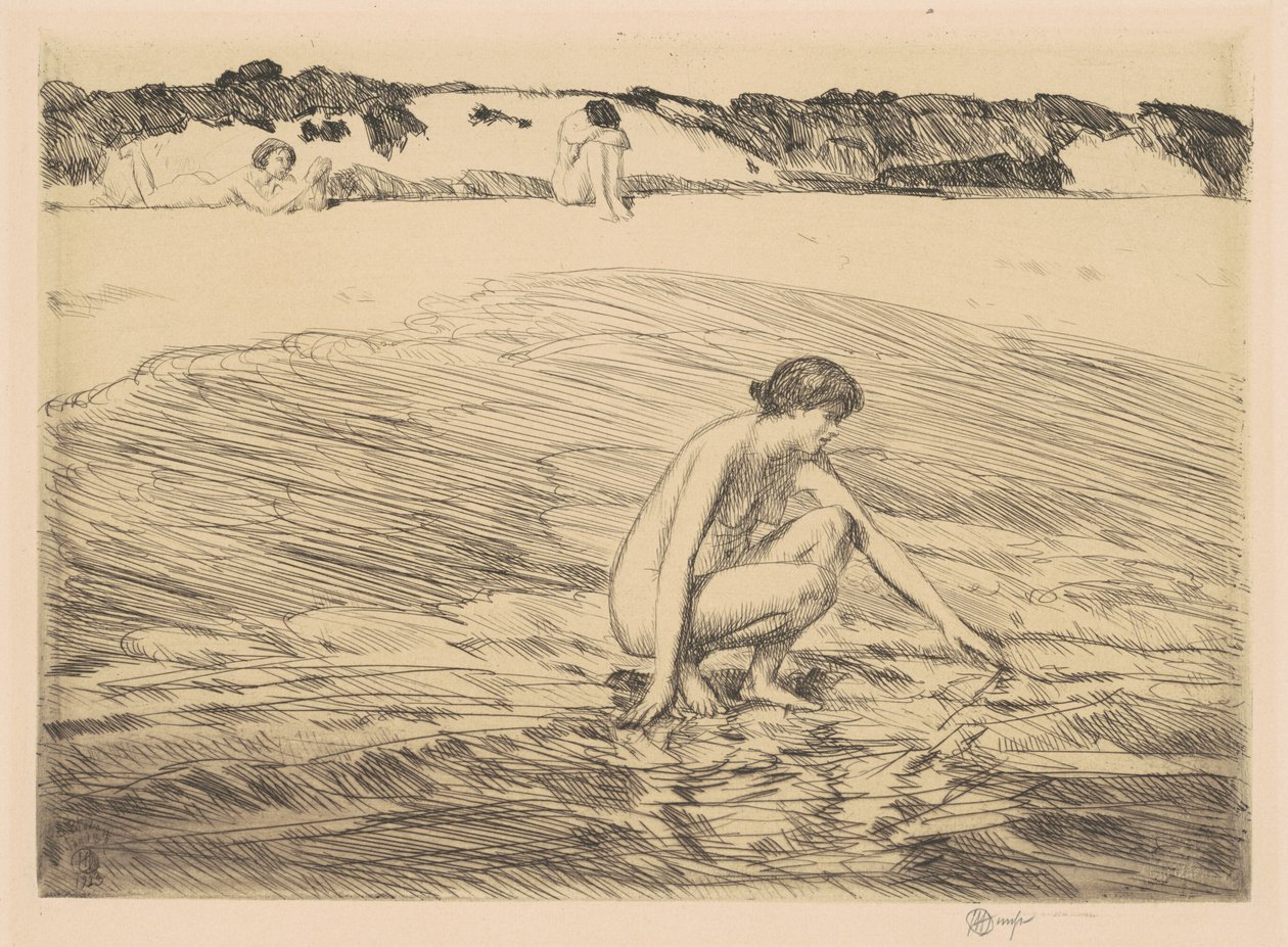 Příliv, Montauk od Childe Hassam