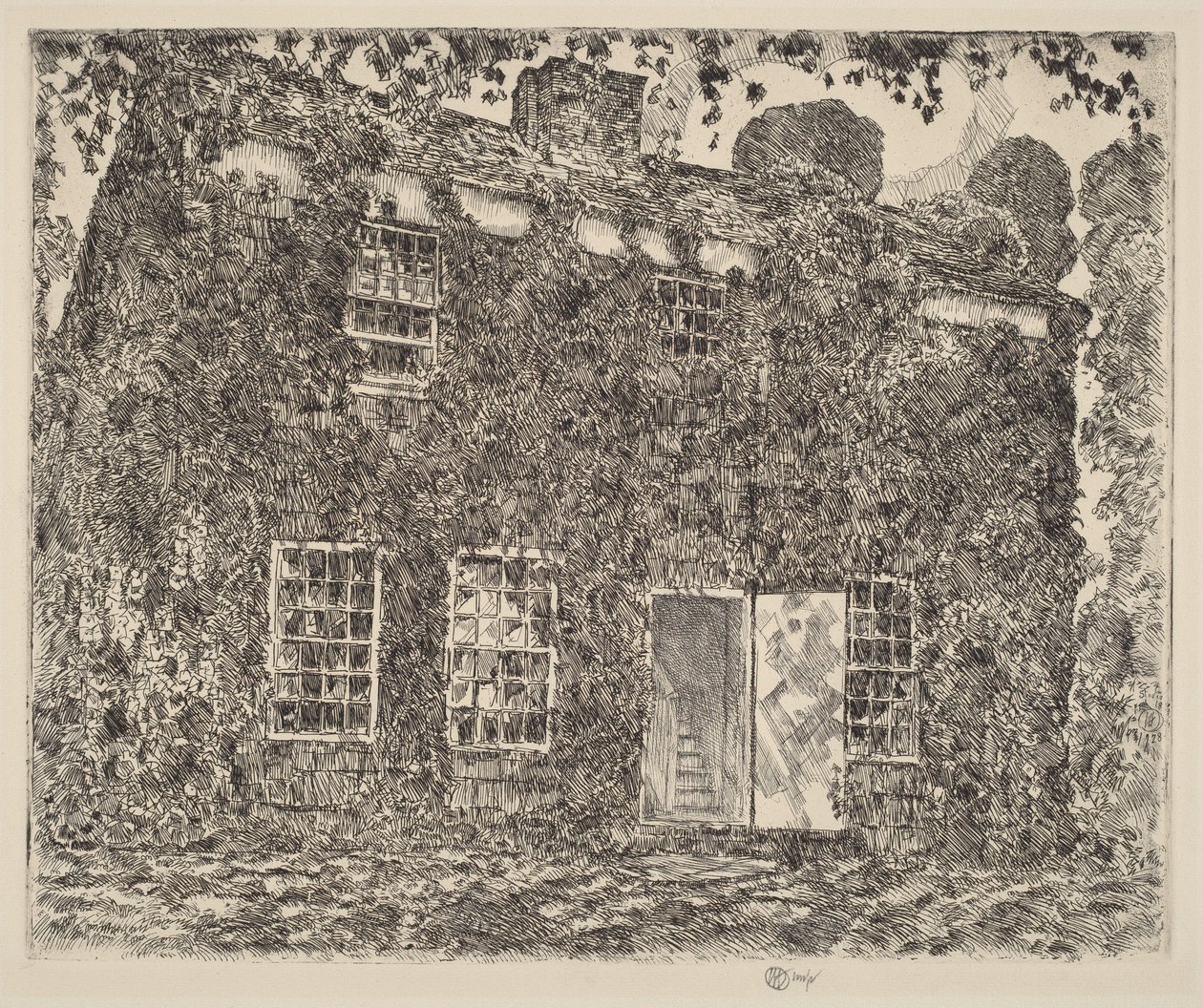 Chata „Home Sweet Home“, č. 3, Easthampton od Childe Hassam