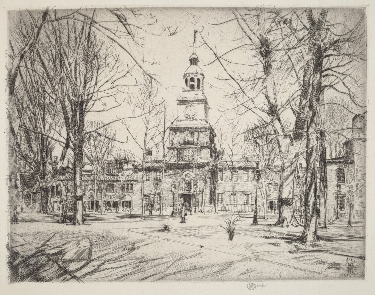 Independence Hall od Childe Hassam