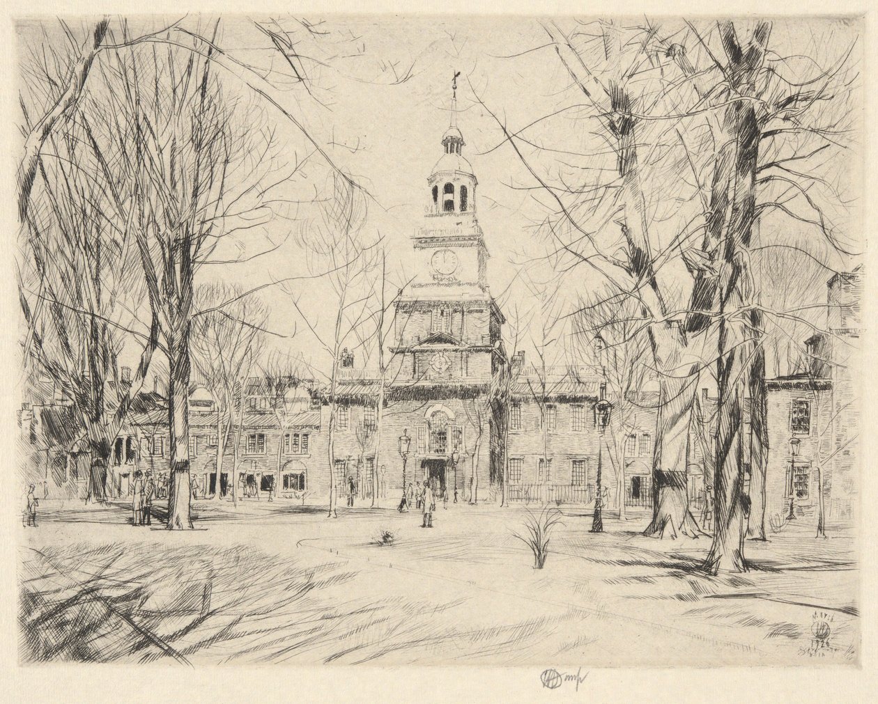 Independence Hall, Philadelphia, 1926 od Childe Hassam