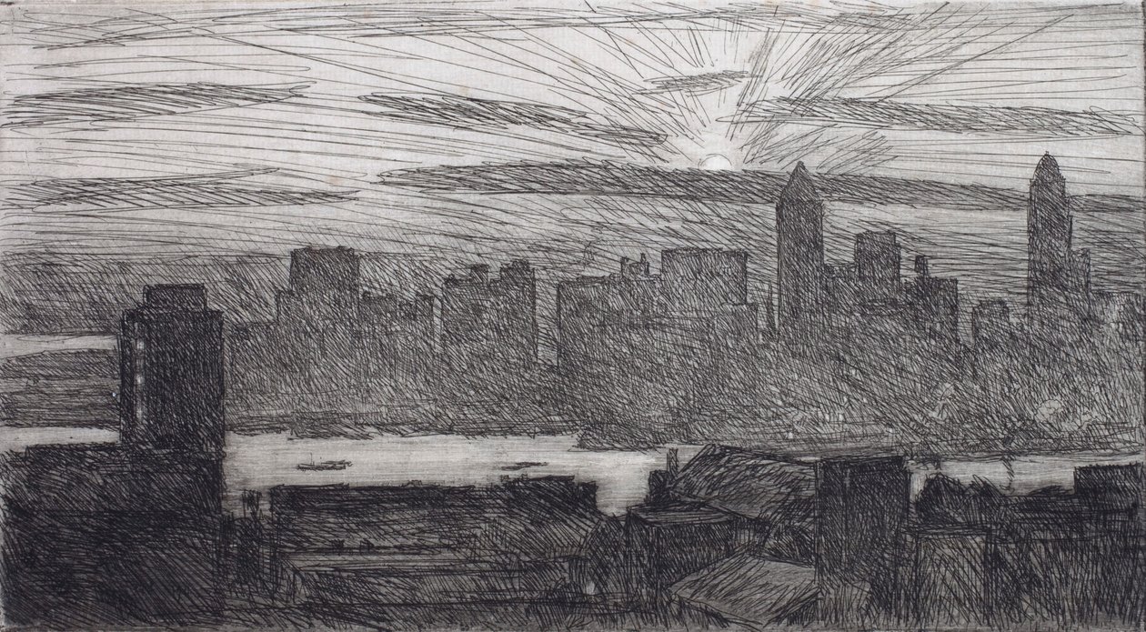 Manhattan od Childe Hassam