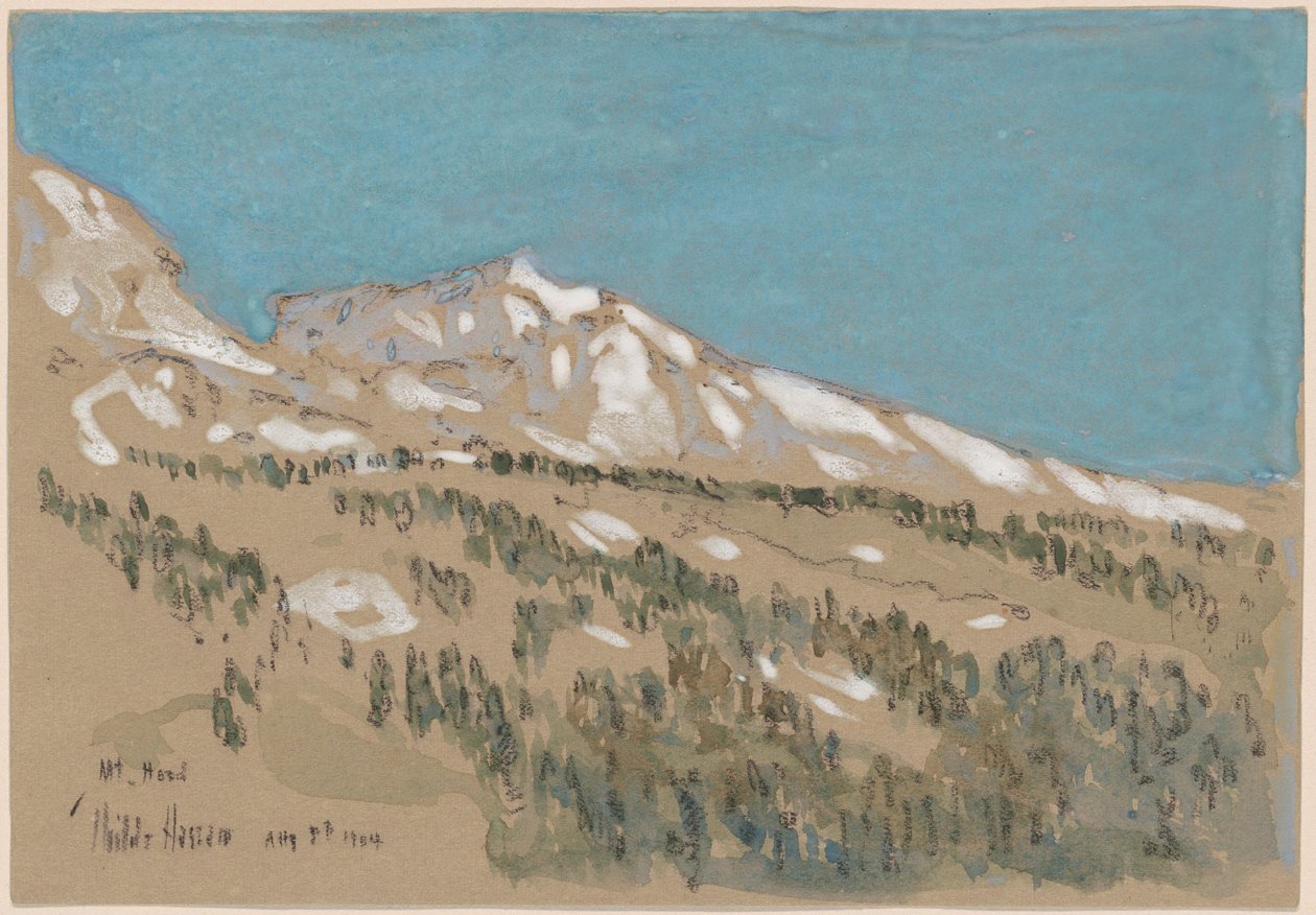 Mount Hood, Oregon od Childe Hassam