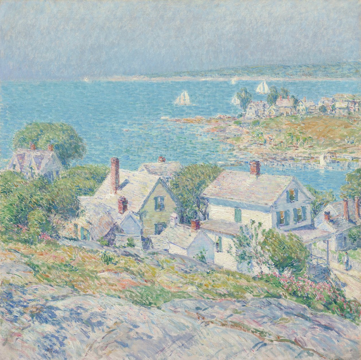 Headlands v Nové Anglii od Childe Hassam