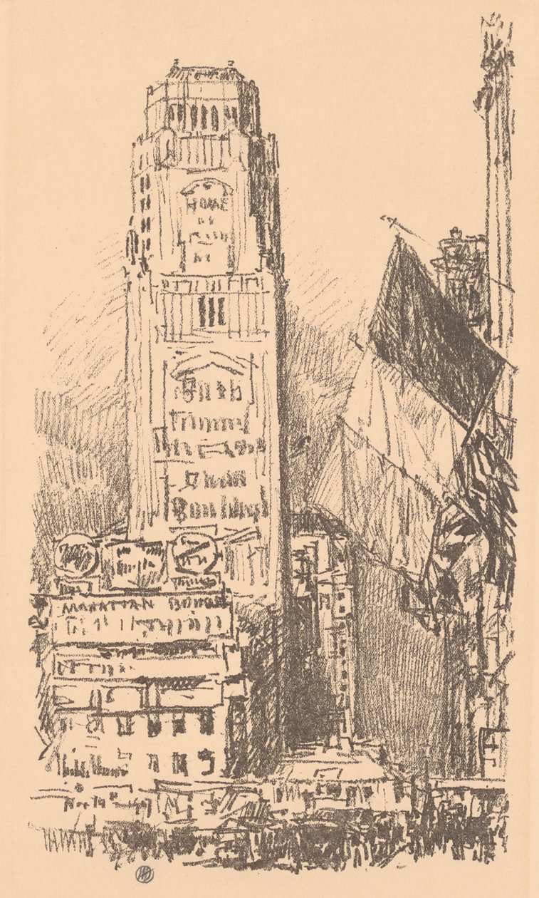 Kytice z New Yorku od Childe Hassam