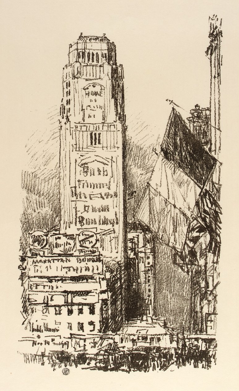 Kytice z New Yorku od Childe Hassam