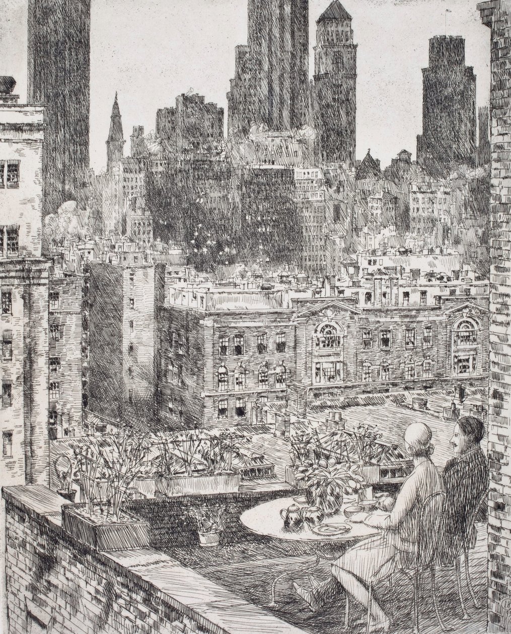 New York, jaro 1931 od Childe Hassam