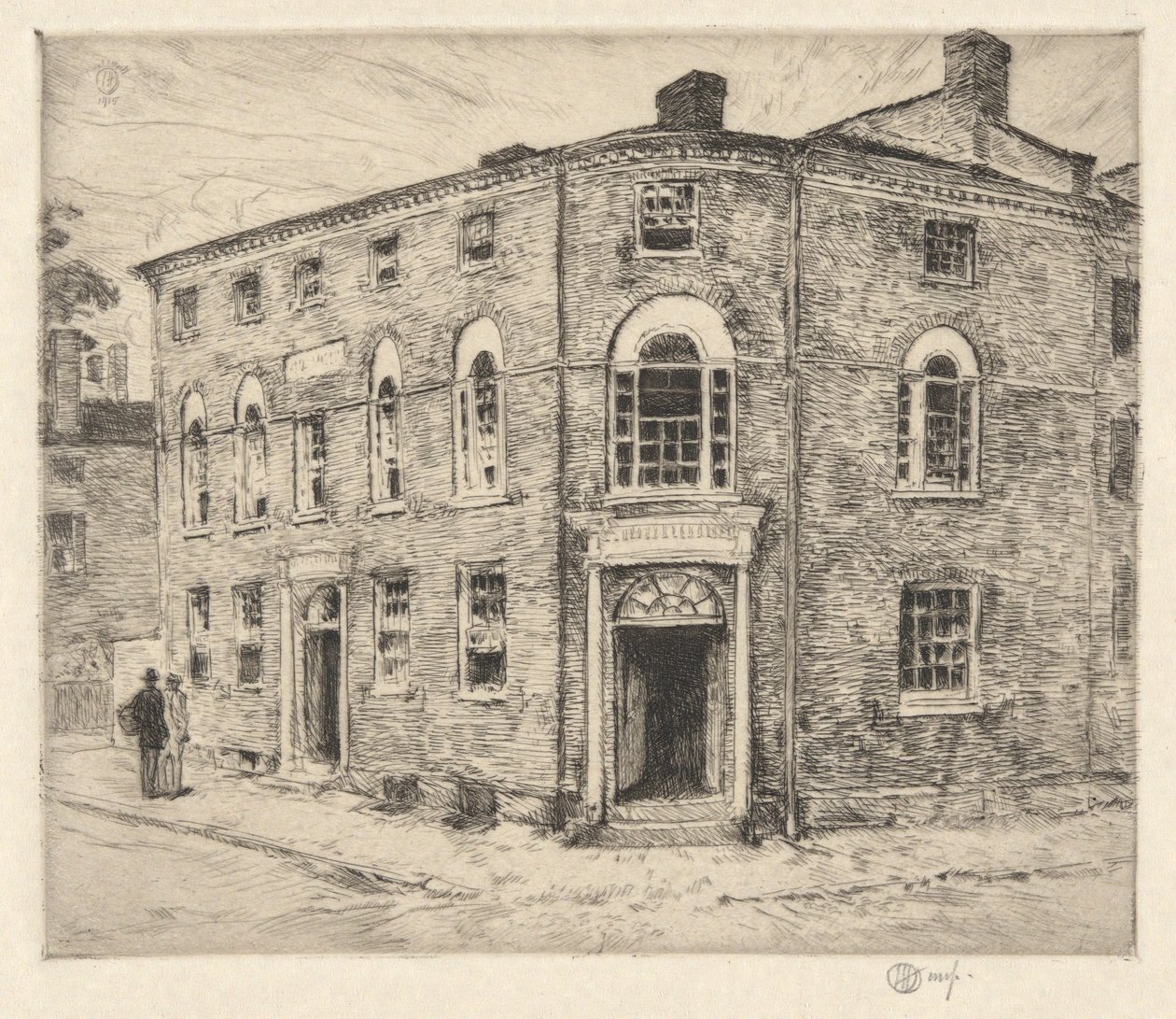 Old Custom House, Portsmouth, 1915 od Childe Hassam