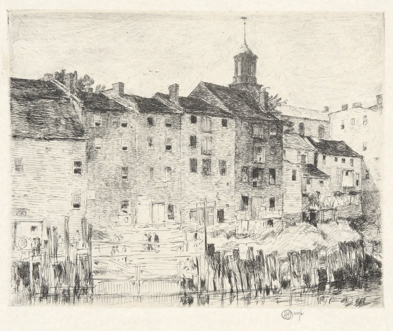 Staré sklady, Portsmouth od Childe Hassam