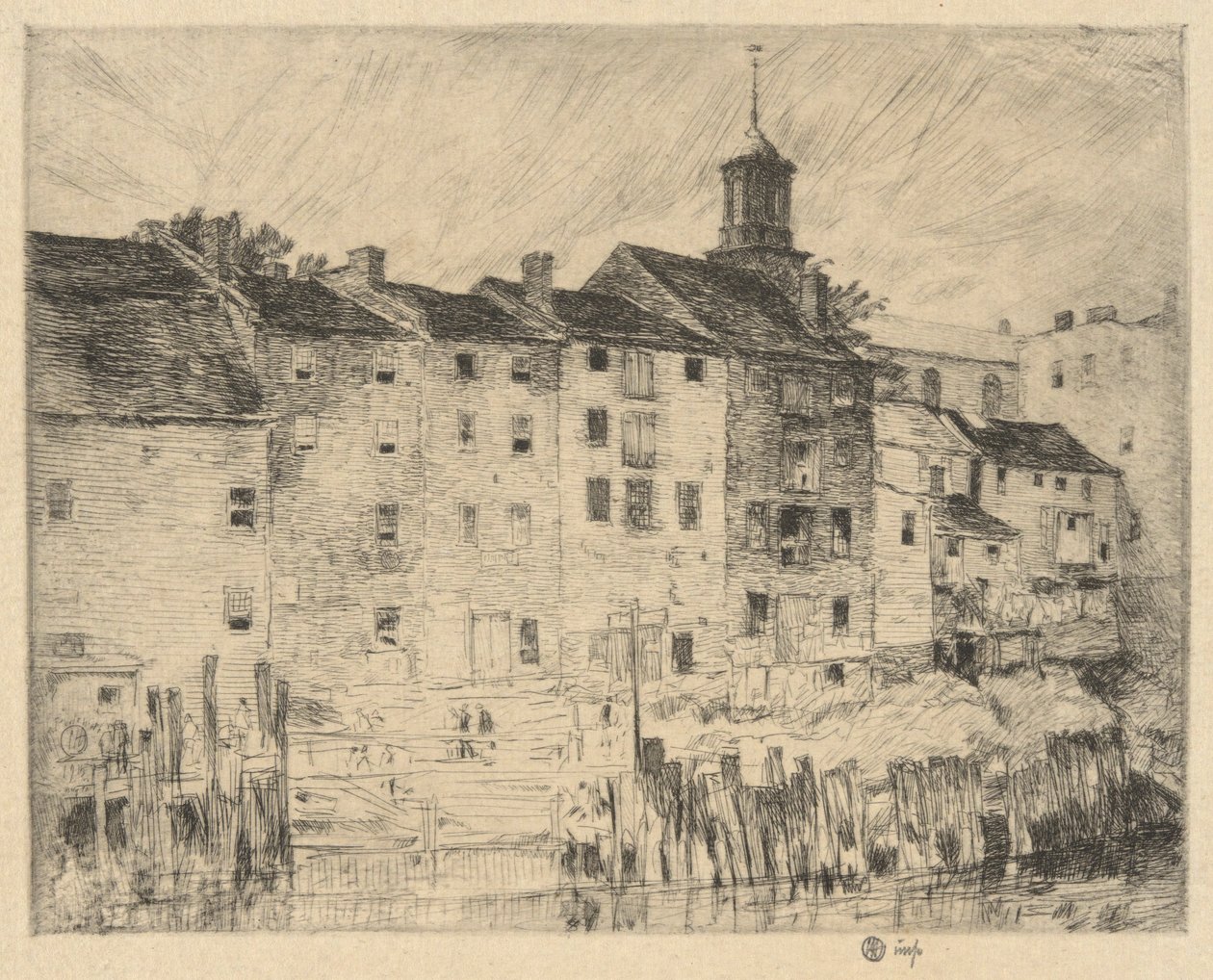 Staré sklady, Portsmouth od Childe Hassam