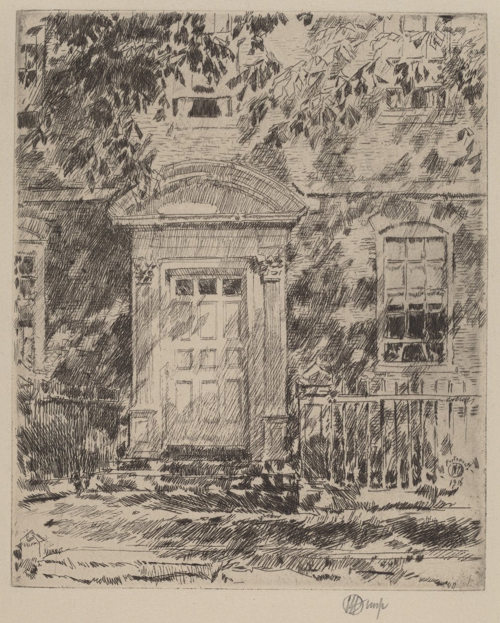 Portsmouthská brána od Childe Hassam