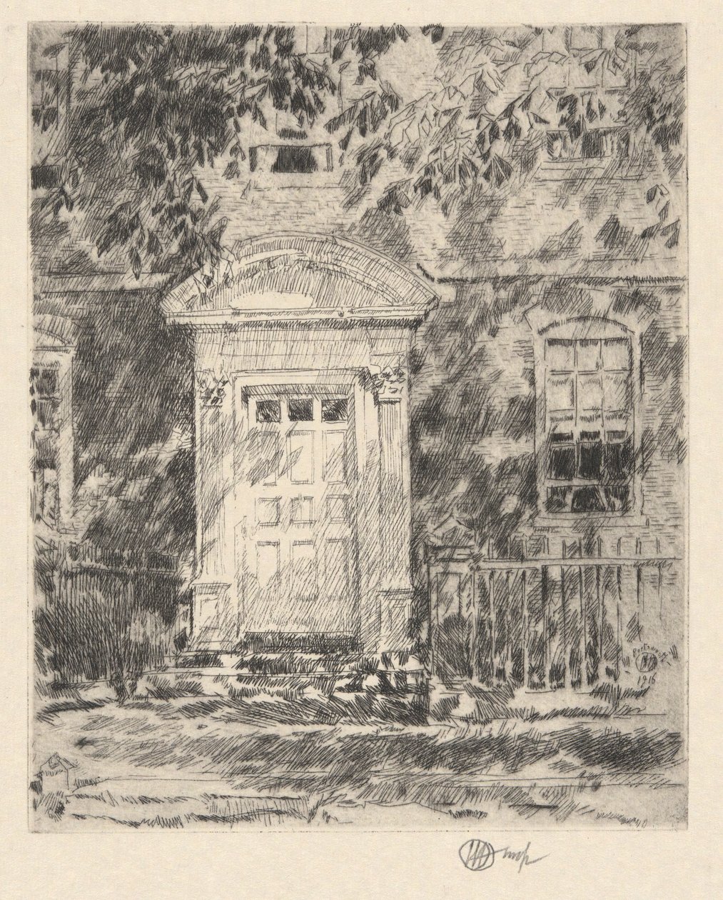 Portsmouthská brána od Childe Hassam