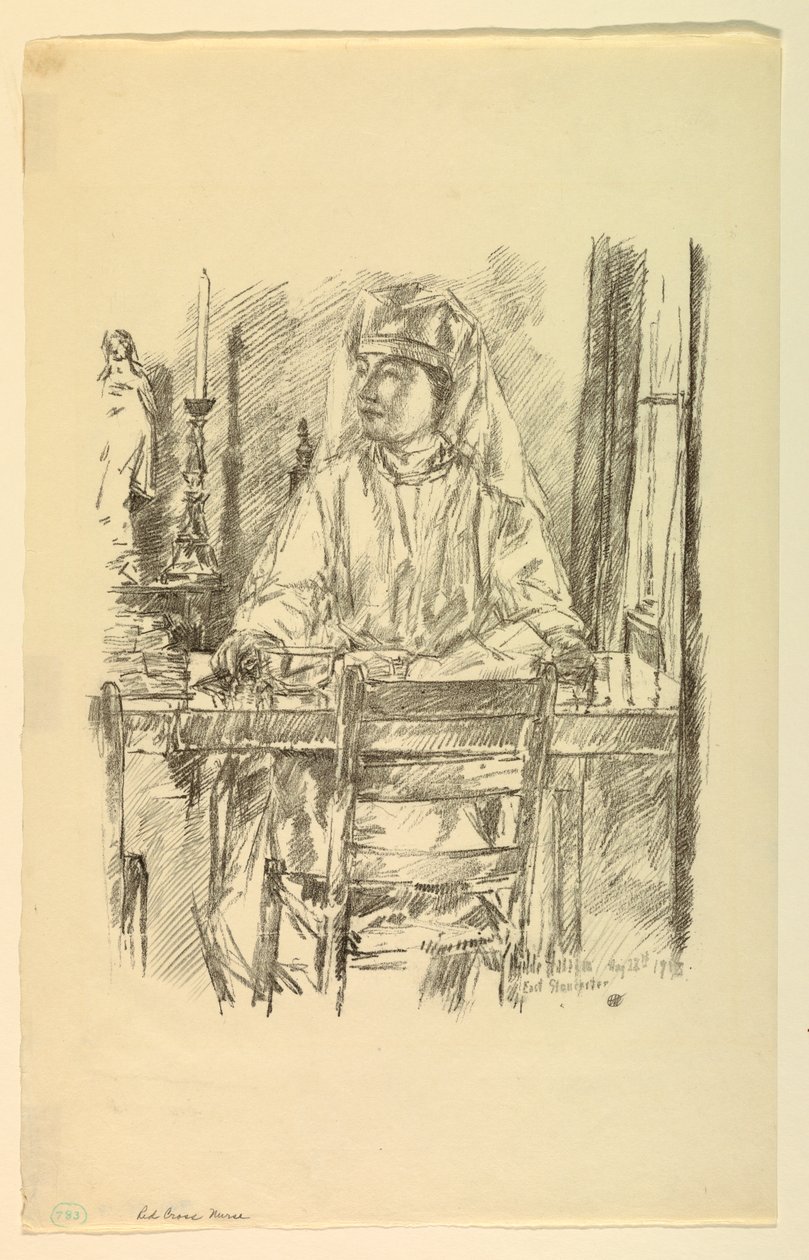 Zdravotní sestra Červeného kříže od Childe Hassam