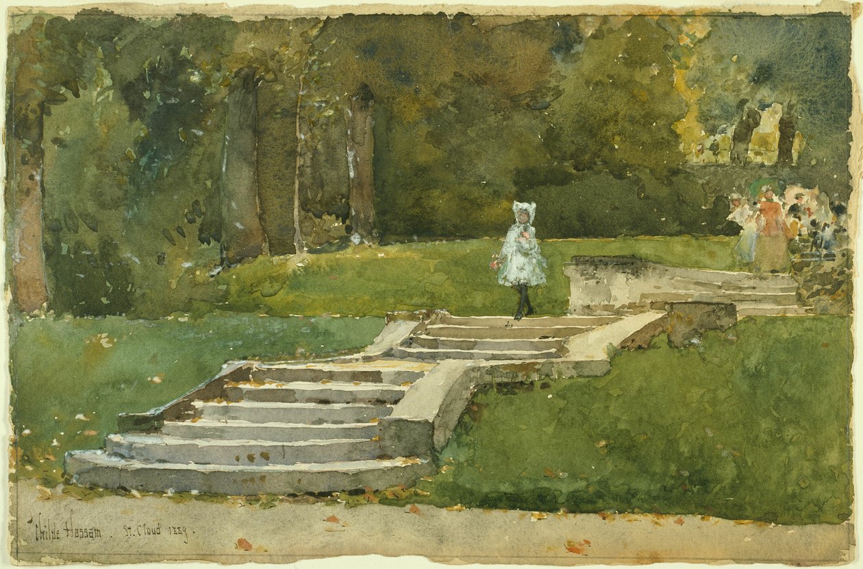 Saint-Cloud od Childe Hassam