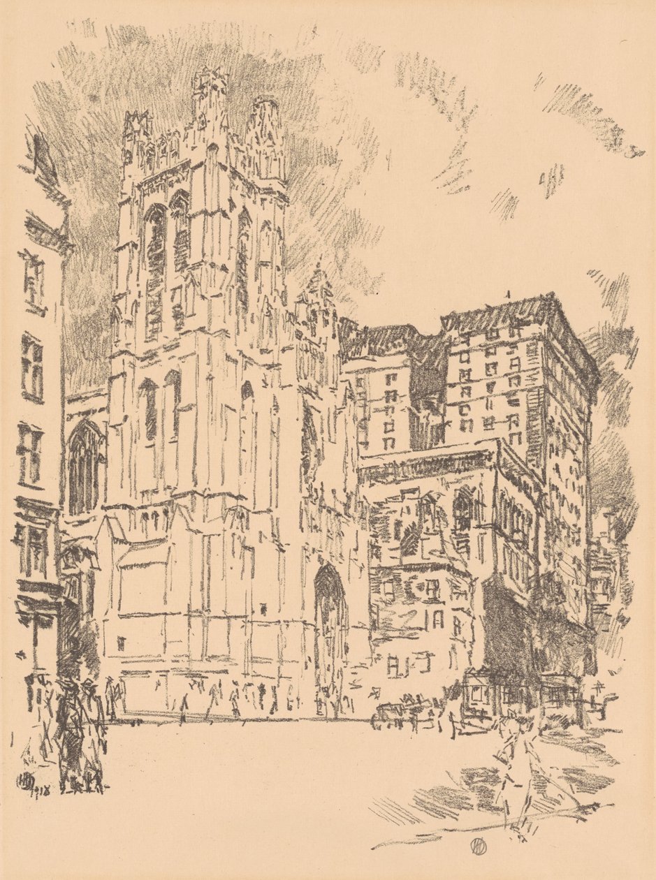 St. Thomas, New York od Childe Hassam