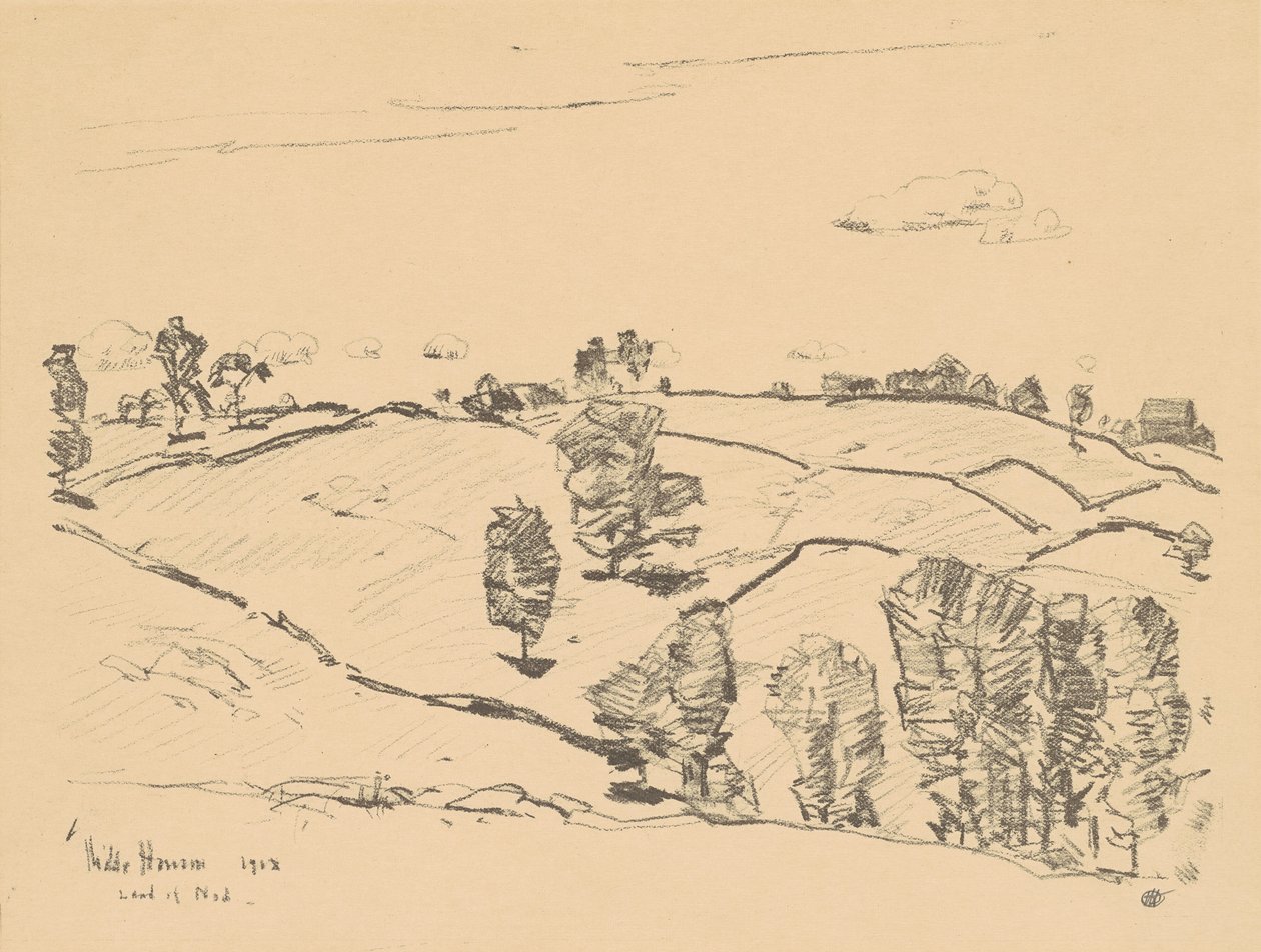 Stone Fences, Land of Nod od Childe Hassam
