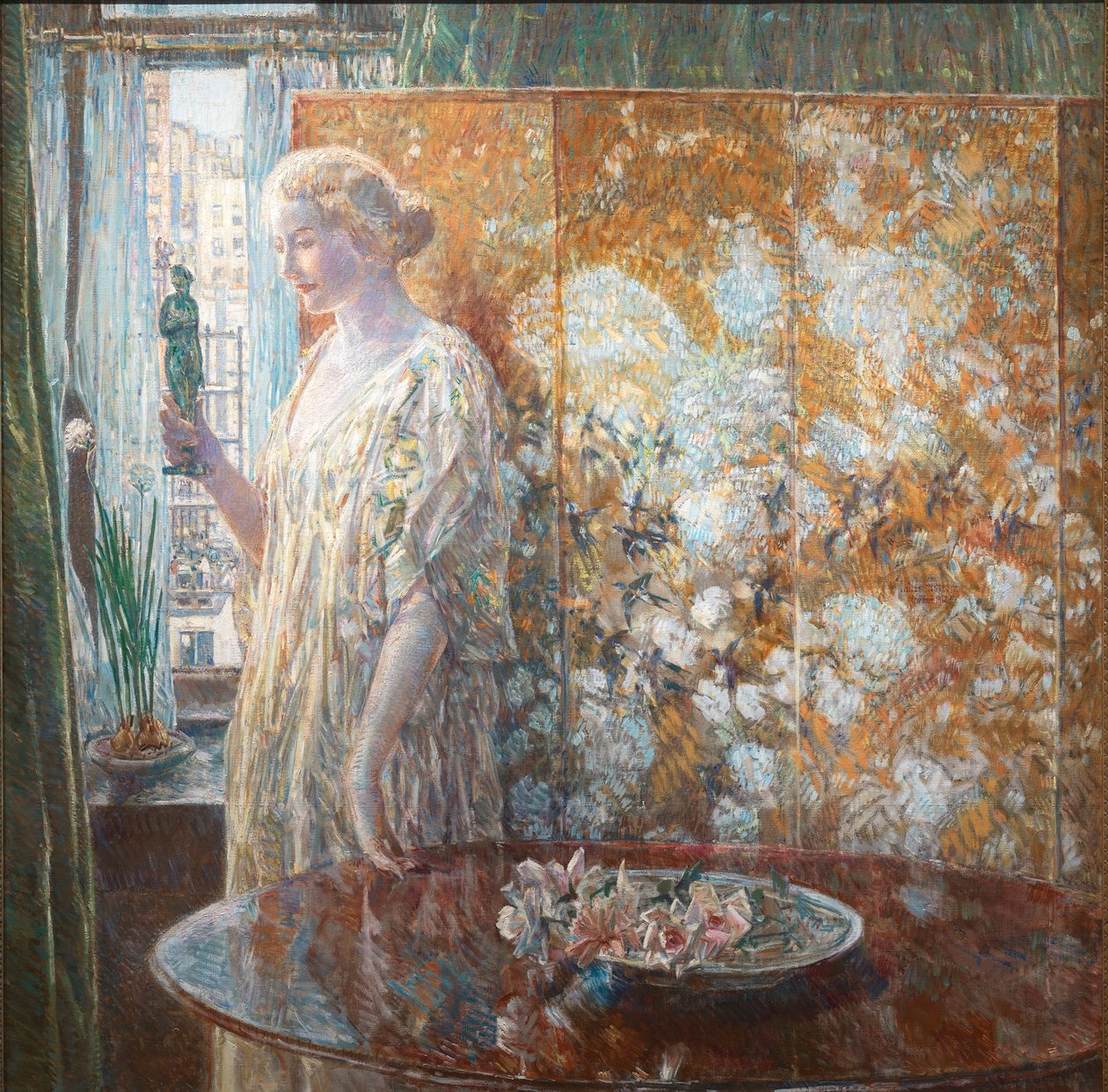 Tanagra (Stavitelé, New York) od Childe Hassam