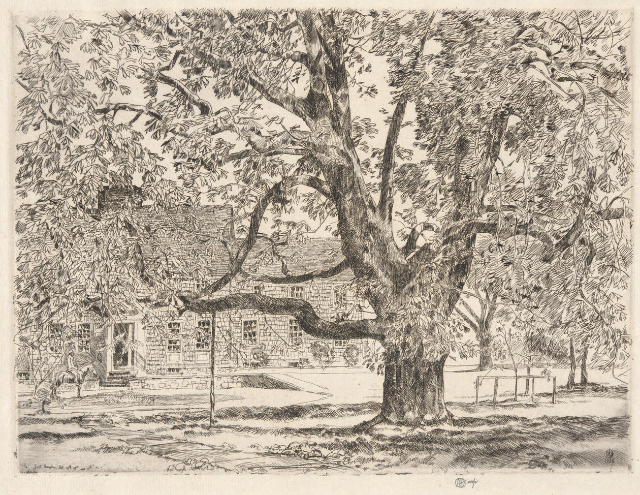 Velký koňský kaštanovník, Easthampton od Childe Hassam