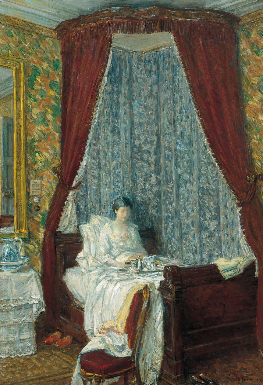 Francouzská snídaně, 1910 od Childe Hassam