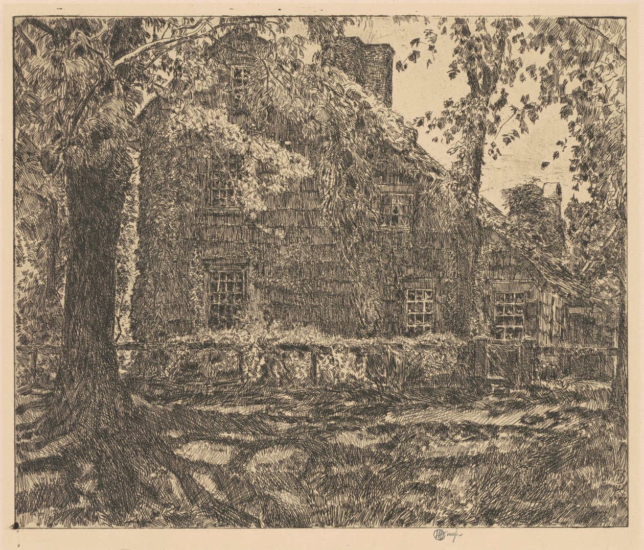 Chata "Home Sweet Home", Easthampton od Childe Hassam