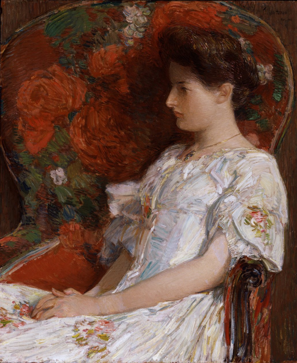 Viktoriánské křeslo, 1906 od Childe Hassam
