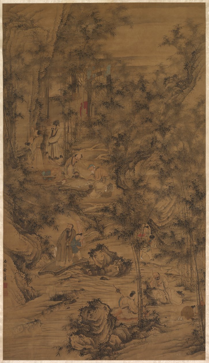 Sedm hodností Bambusového háje od China, Qing dynasty