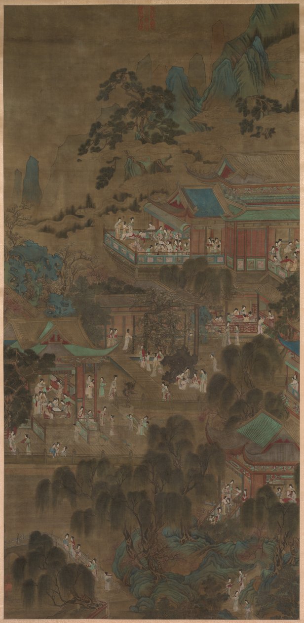 Dvorní dámy v Císařském paláci od China, Yuan dynasty