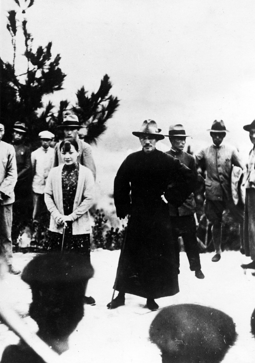 Prezident generalissima Čankajšek a jeho manželka Soong May-ling, kolem roku 1931 od Chinese Photographer
