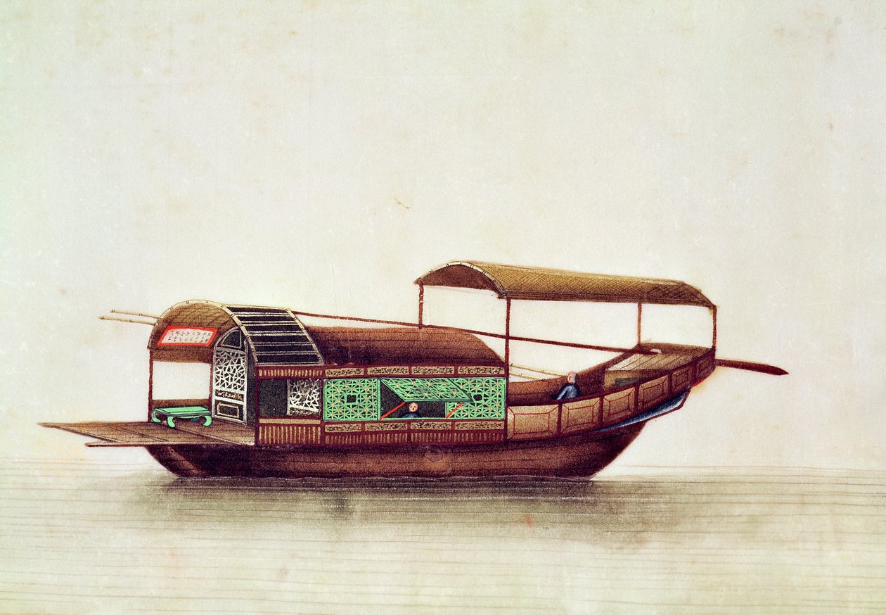 A Sampan, období Qianlong (1736-96) od Chinese School