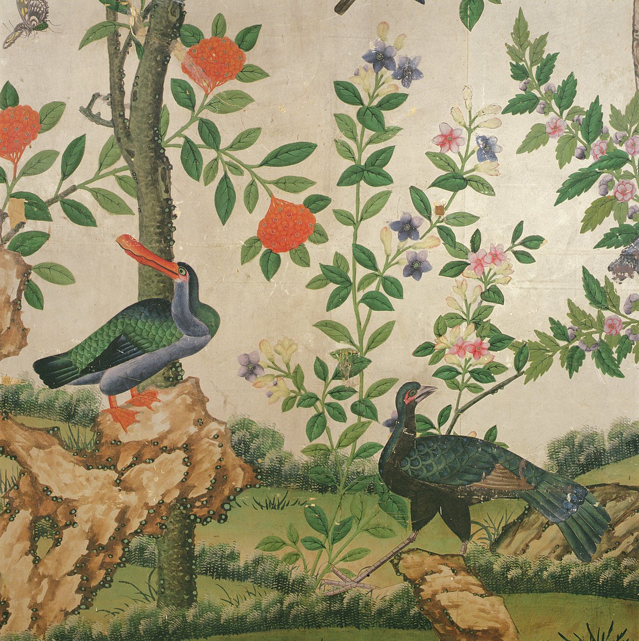 Ptačí tapety, kolem roku 1840 od Chinese School
