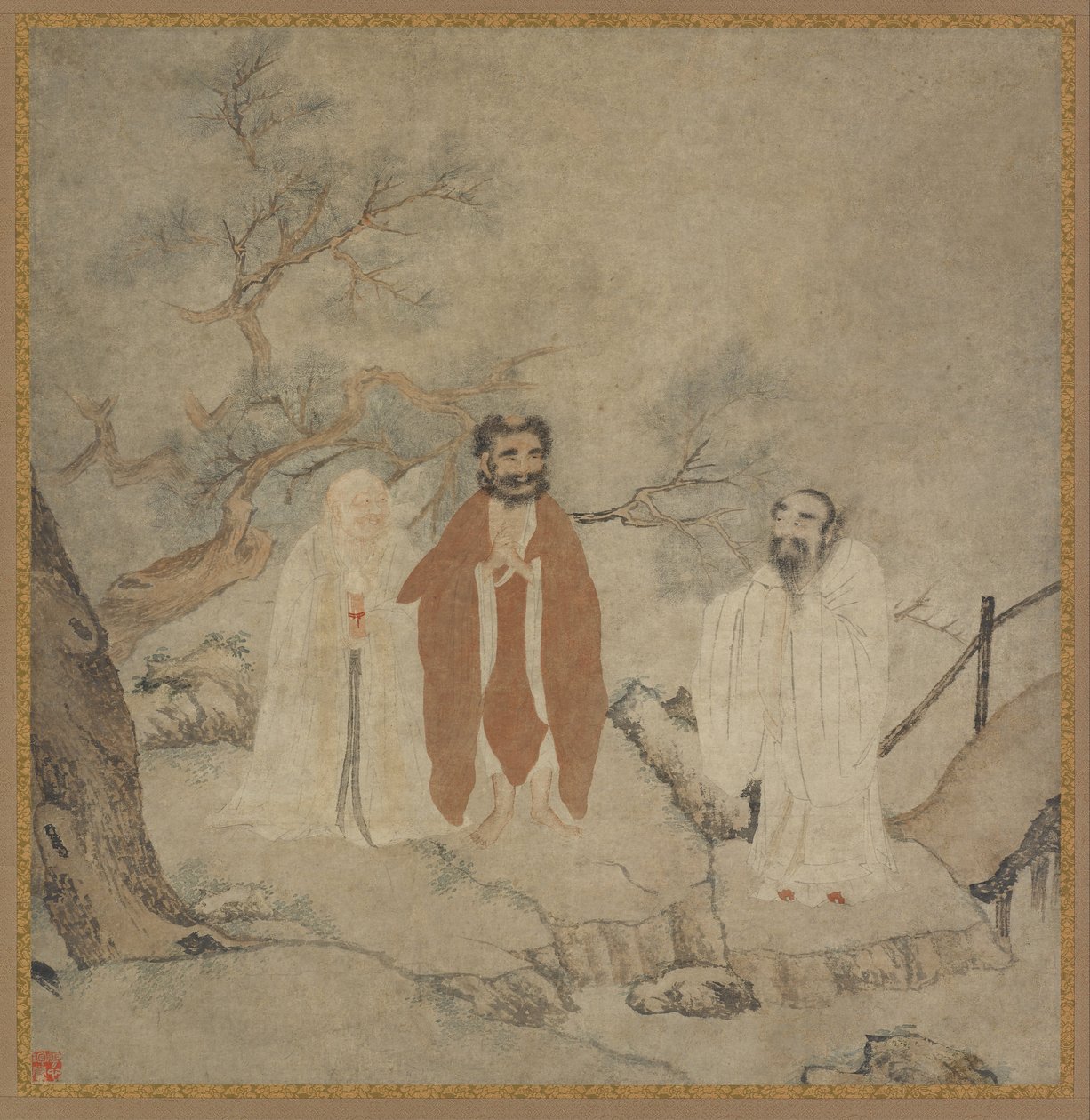 Šákjamuni, Laozi a Konfucius, mezi 1368 a 1644 od Chinese Master