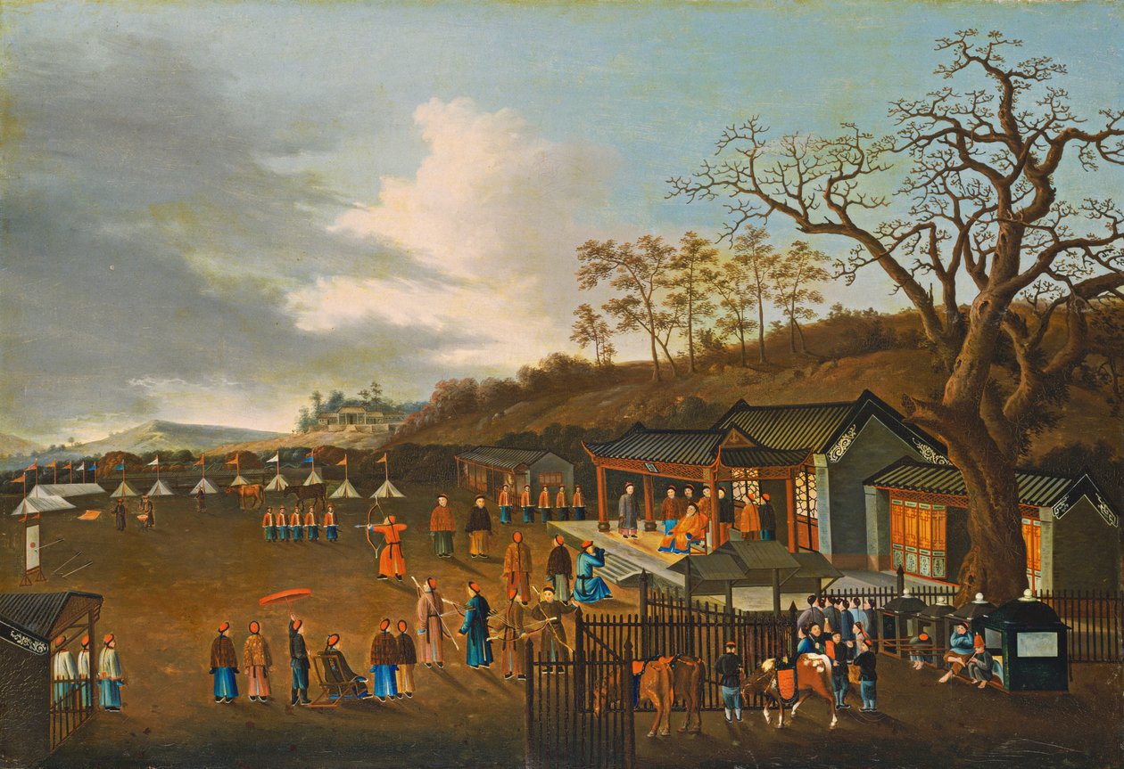 Soutěž v lukostřelbě od Chinese Qing Dynasty