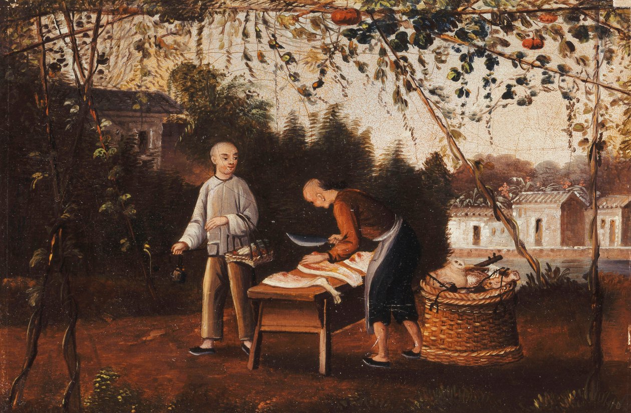 Čínský řezník a čínský hokynář, od Chinese School