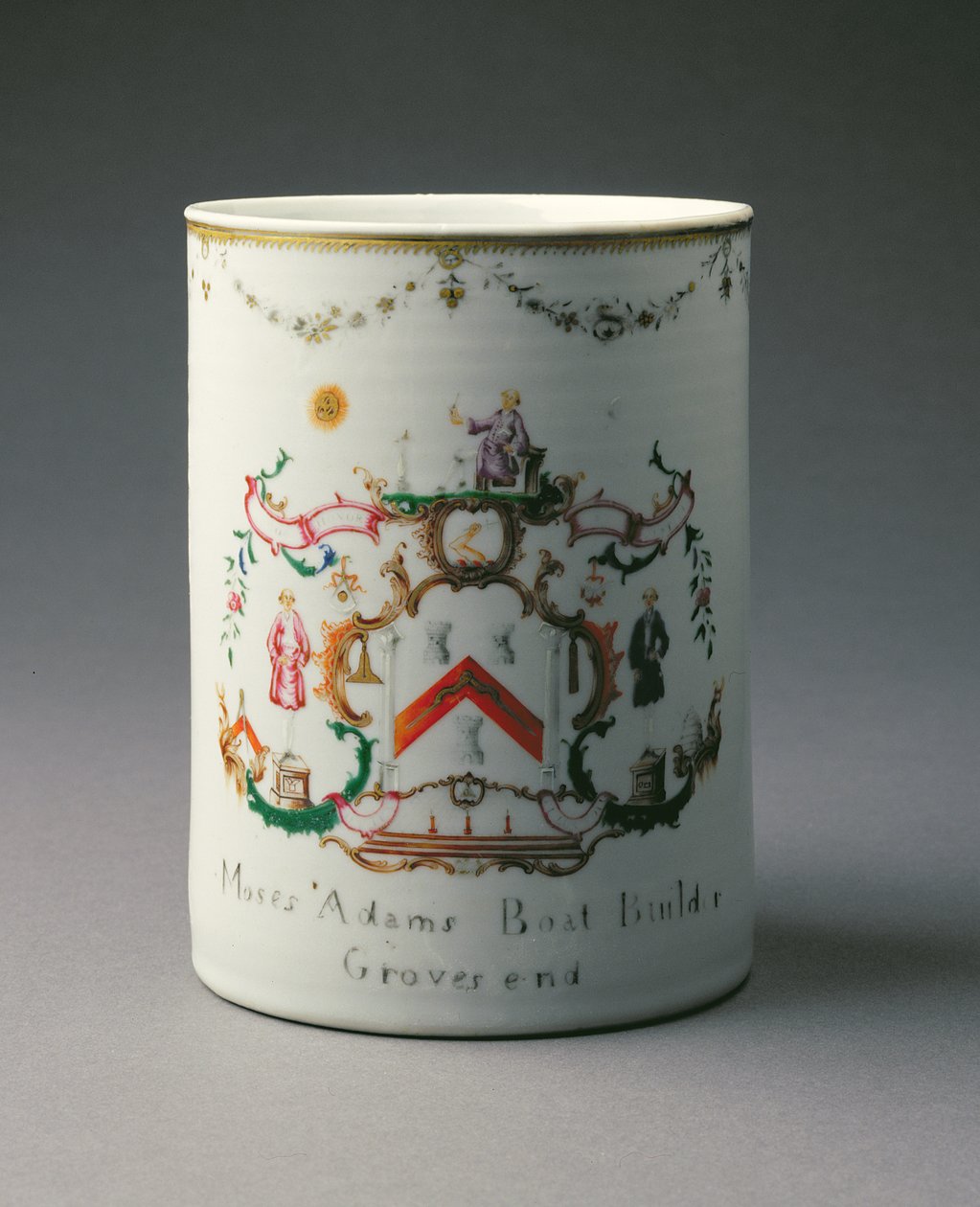 Armorial Mug, období Qianlong (1736-95) c.1775 (porcelán) od Chinese School