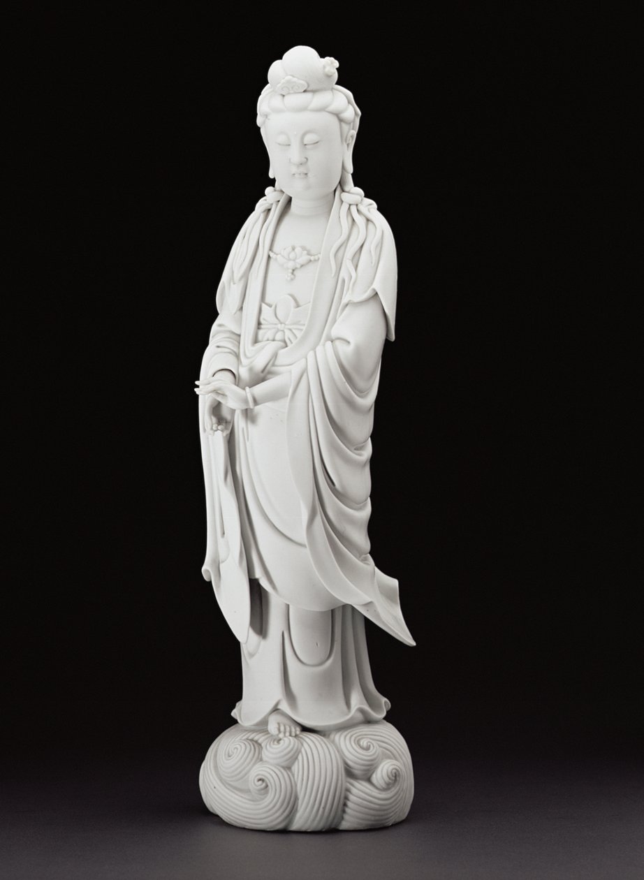 Čínská bílá figurka Guanyin, cca 1800 (porcelán) od Chinese School