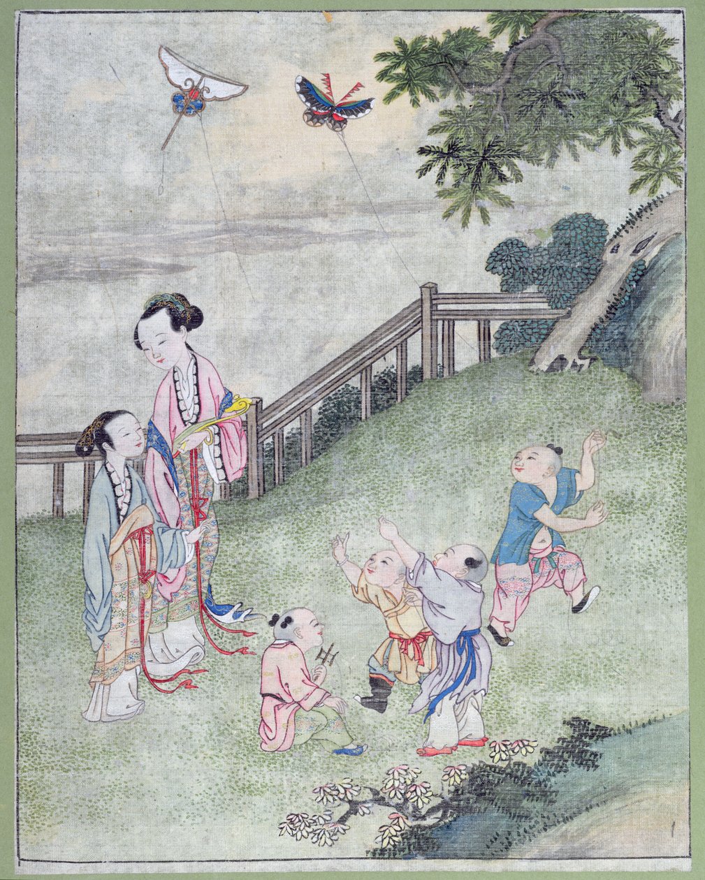 Děti si hrají s draky, od Chinese School