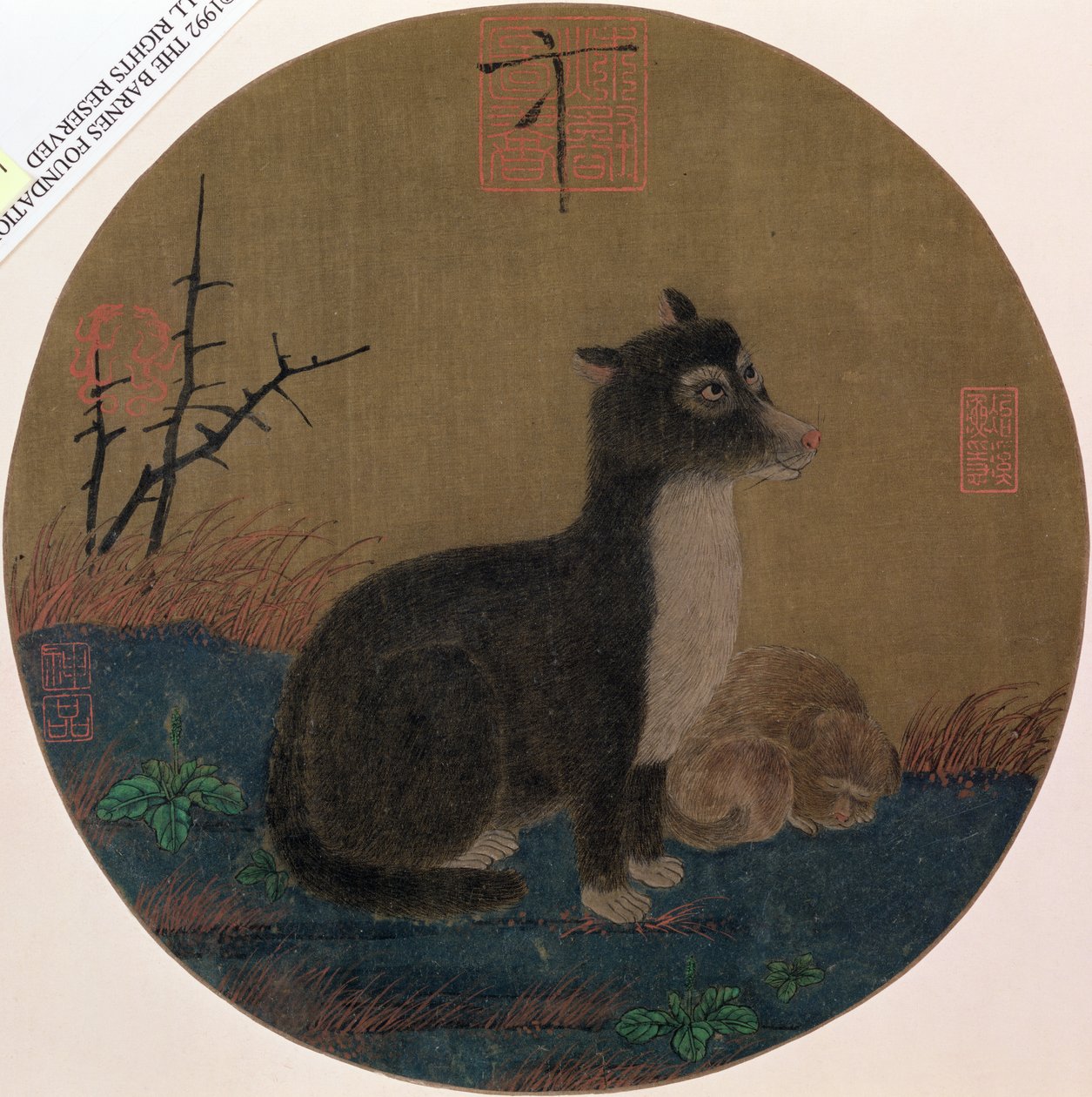 Psi, dynastie Hui-Tsung, 1100-35 od Chinese School